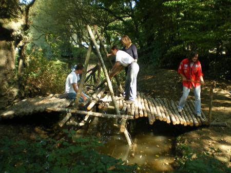 construction du pont
